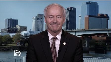 Video thumbnail: PBS NewsHour Hutchinson: States need more flexibility in health care