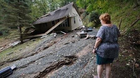 Video thumbnail: PBS News Hour Deadly floods submerge North Carolina towns in Helene’s wake