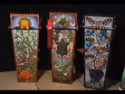 Mohawk Cradleboard Maker Carves and Paints His Work