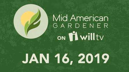 Video thumbnail: Mid-American Gardener January 16, 2020 - Mid-American Gardener