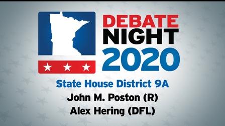 Video thumbnail: Debate Night MN House District 9A