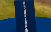 Appraisal: Diamond & Platinum Bracelet, ca. 1965