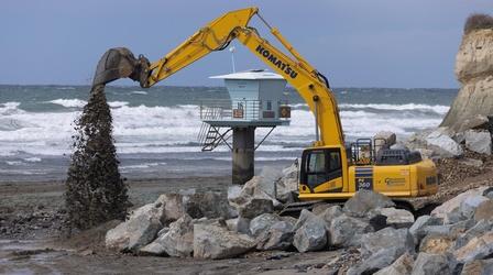 Video thumbnail: PBS NewsHour News Wrap: California residents reeling as storm approaches