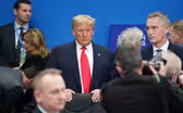 Trump leaves NATO summit after drama-filled visit