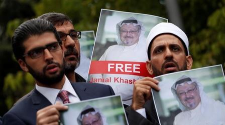 Video thumbnail: PBS NewsHour Missing journalist casts ‘cloud’ over U.S.-Saudi relations