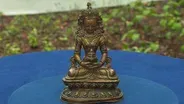 Appraisal: 17th C. Tibetan Gilt Bronze Buddha