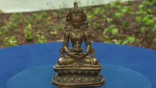 Appraisal: 17th C. Tibetan Gilt Bronze Buddha