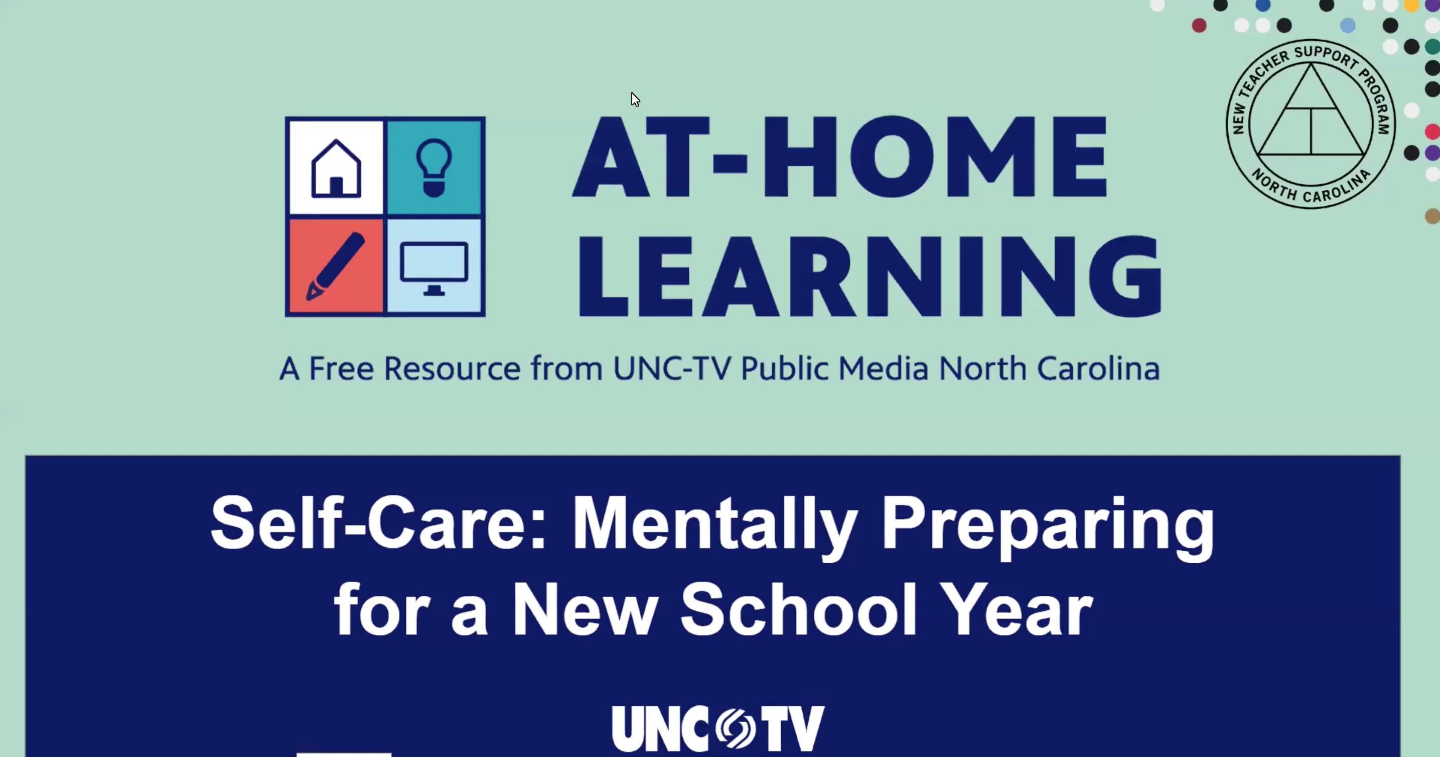 AHL Webinar: Self-Care (Preparing for a New School