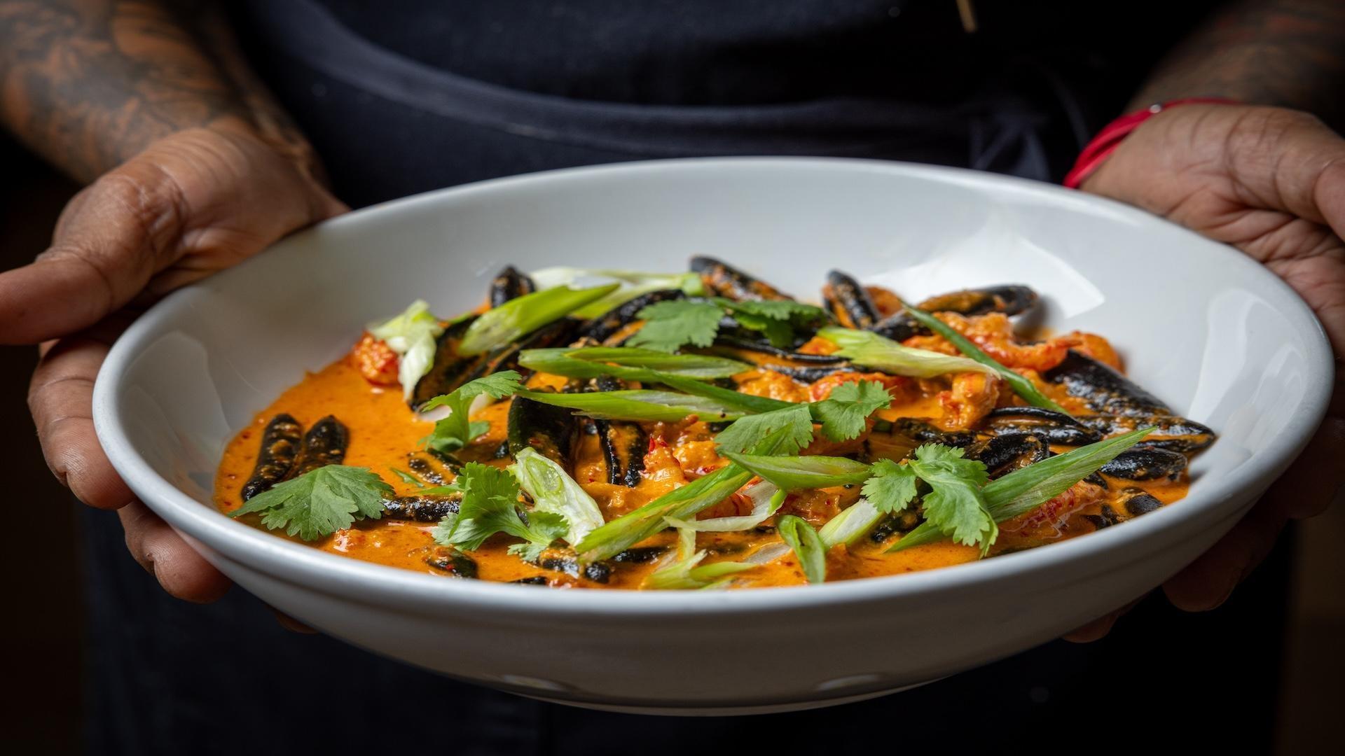 Chef Melanie Wilkerson honors her roots, and Ana Shellem brings the ocean’s bounty to top kitchens.
