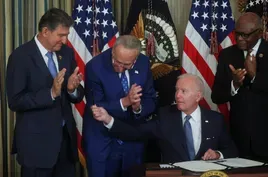Biden racks up legislative wins despite low approval ratings