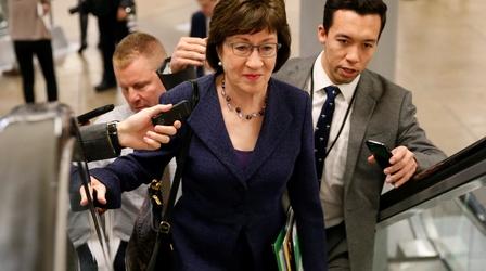 Video thumbnail: PBS NewsHour Collins confident Senate can reach compromise on immigration