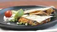 Roasted Sweet Potato and Poblano Quesadillas