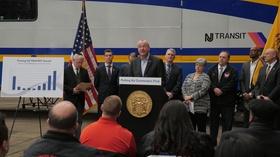 Video thumbnail: NJTV News Governor pledges to fund NJ Transit without a fare hike