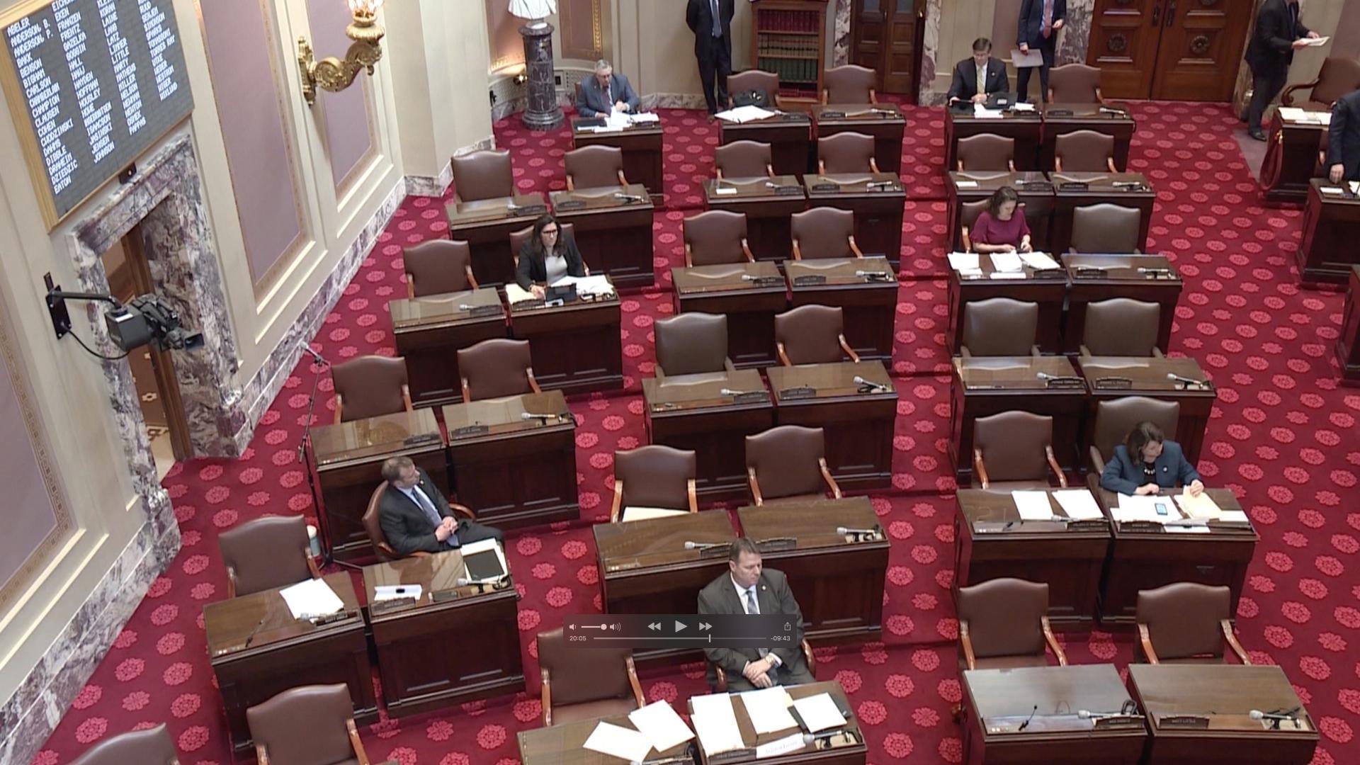 Covering the mostly empty Capitol from Afar