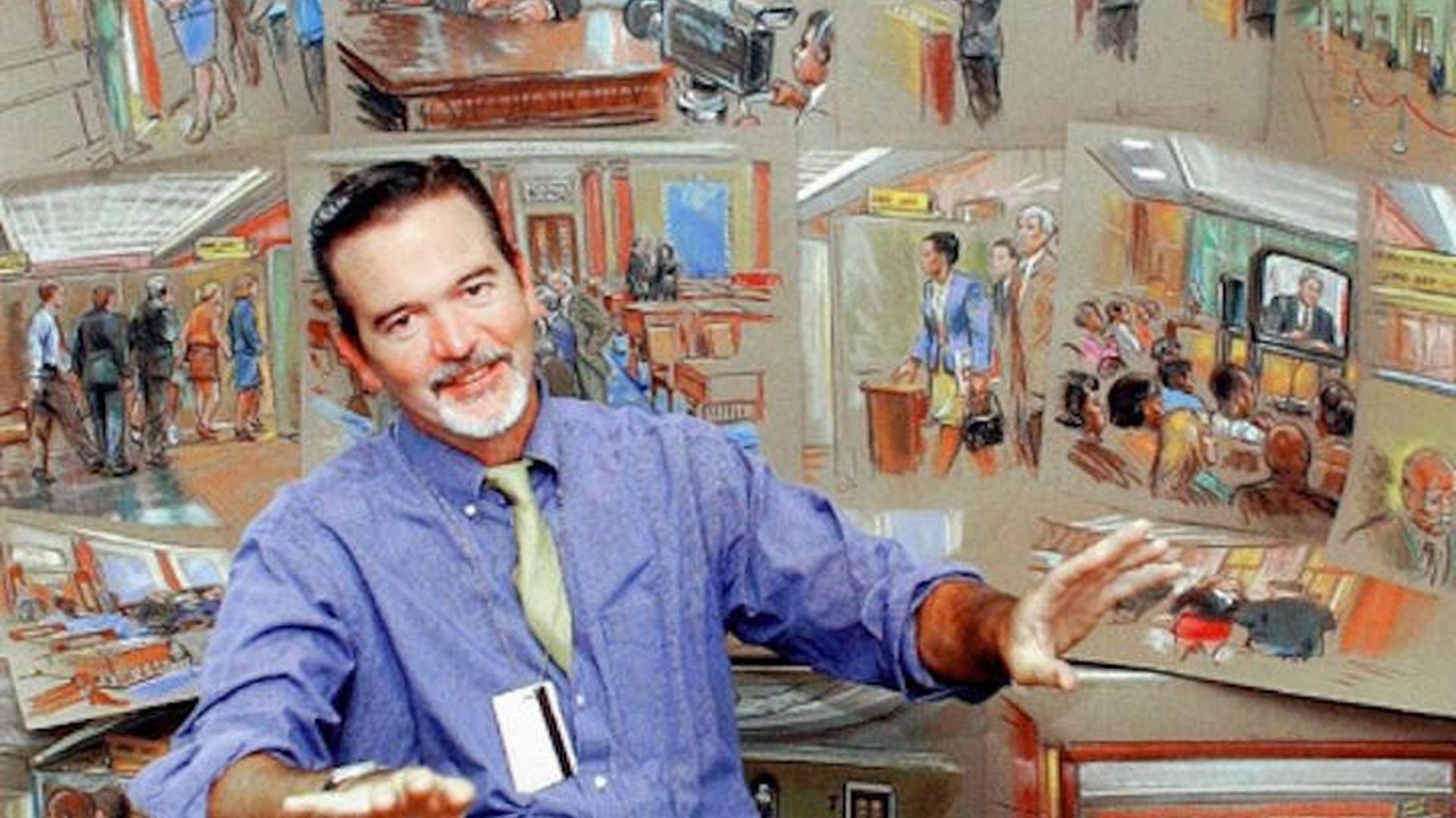 Longtime court sketch artist Bill Hennessy Jr dies PBS News Hour WLIW