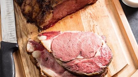 Video thumbnail: America's Test Kitchen Prime Rib and Popovers
