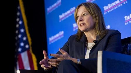 Video thumbnail: The David Rubenstein Show: Peer to Peer Conversations Mary Barra Interview Excerpt