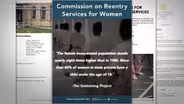 Commission recommends steps to improve reentry for women