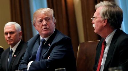 Video thumbnail: PBS NewsHour The fundamental policy divisions between Bolton and Trump
