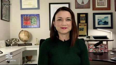 Video thumbnail: PBS NewsHour Tamara Keith and Amy Walter on Trump's pandemic message