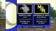 Class 1A - Martensdale-St. Marys Blue Devils vs. North Linn