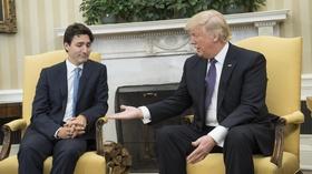 Video thumbnail: PBS NewsHour News Wrap: Trump renews attacks on Canada’s Trudeau