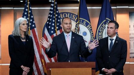 Video thumbnail: PBS NewsHour News Wrap: House Democrats elect Rep. Jeffries as new leader