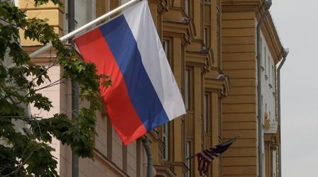 Video thumbnail: PBS NewsHour Moscow retaliation for U.S. sanctions is major escalation
