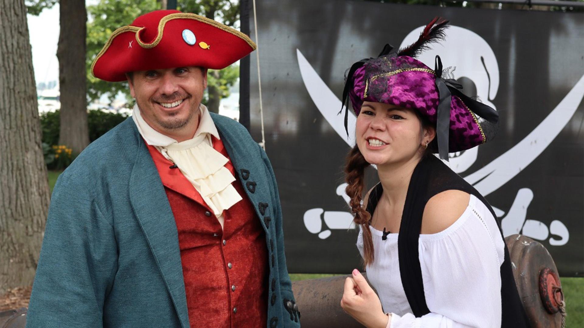 New York dad builds 50-foot pirate ship for daughter for Halloween