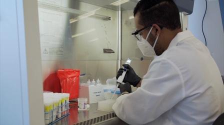 Video thumbnail: NJ Spotlight News University lab ramps up genetic testing to track omicron