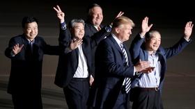 Video thumbnail: PBS NewsHour Trump hails Kim Jong Un for prisoner release and treatment