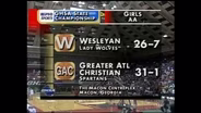 GHSA 2A Girls Final: GAC vs. Wesleyan