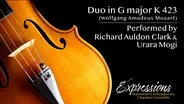 Manhattan Chamber Ensemble | Duo in G major K 423 (Mozart)