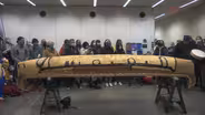 Indigenous Artist Builds Birchbark Canoe