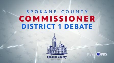 Video thumbnail: KSPS Public Television Spokane County Commissioner Dist 1 Debate OCT 1, 2020