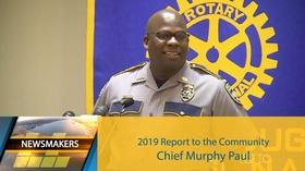Video thumbnail: Newsmakers 2019 Report to the Community | Chief Murphy Paul | 08/21/19