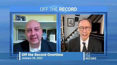 Video thumbnail: Off the Record Jan. 29, 2021 - Sen. Curtis Hertel, Jr. | OTR OVERTIME