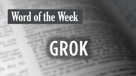 Video thumbnail: Word of the Week S01 E20: Grok