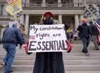 The politics behind protests of stay-at-home orders