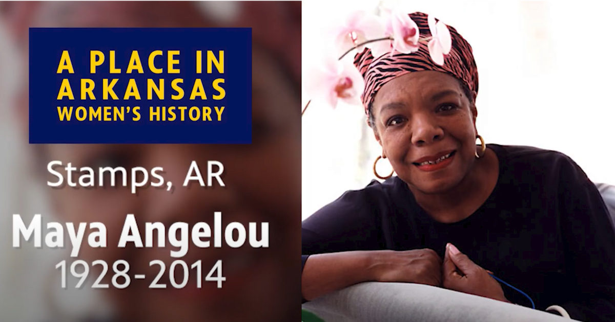 Arkansas Week A Place in Arkansas Women's History Stamps and Maya