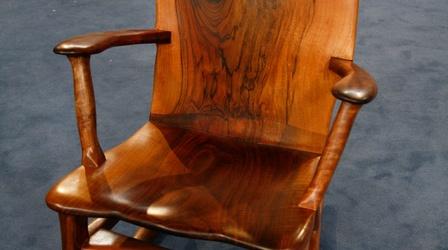Appraisal: 1993 Walnut Rocking Chair