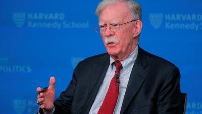 Giving Iran control of strait a mistake, Bolton argues
