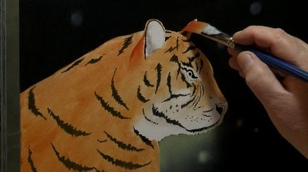 Video thumbnail: Painting with Wilson Bickford Wilson Bickford "Eye of the Tiger" Part 2