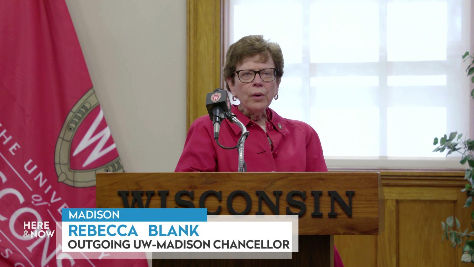 Chancellor Rebecca Blank bids farewell to UW-Madison