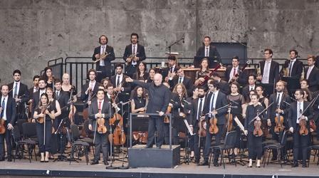 Video thumbnail: PBS NewsHour Arab-Israeli orchestra celebrates 20 years of harmony