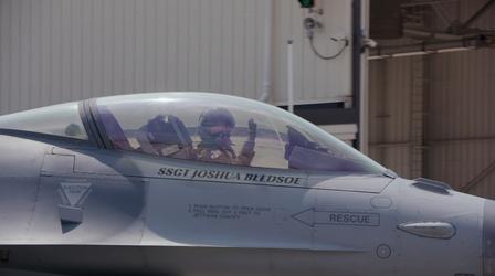 Video thumbnail: Wisconsin Life F16 Fighter Pilot