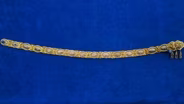 Appraisal: Ottoman Silver Gilt & Niello Belt, ca. 1875