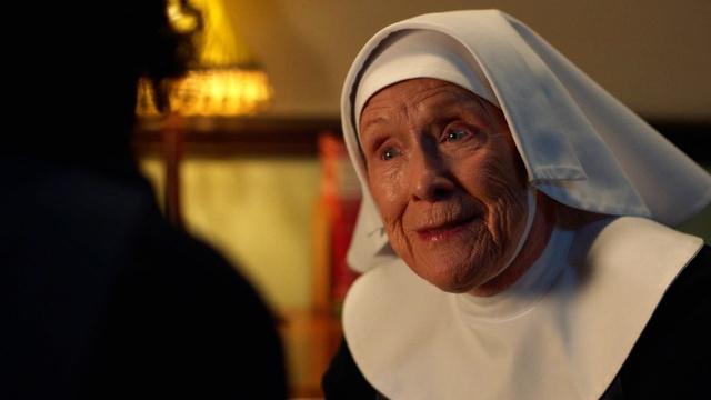 Sister Monica Joan Offers Guidance to Sister Catherine