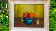 Appraisal: 1953 Rita Hayworth Still Life Oil Painting