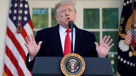 Video thumbnail: PBS NewsHour 'Pressure mounting' led Trump to make temporary deal